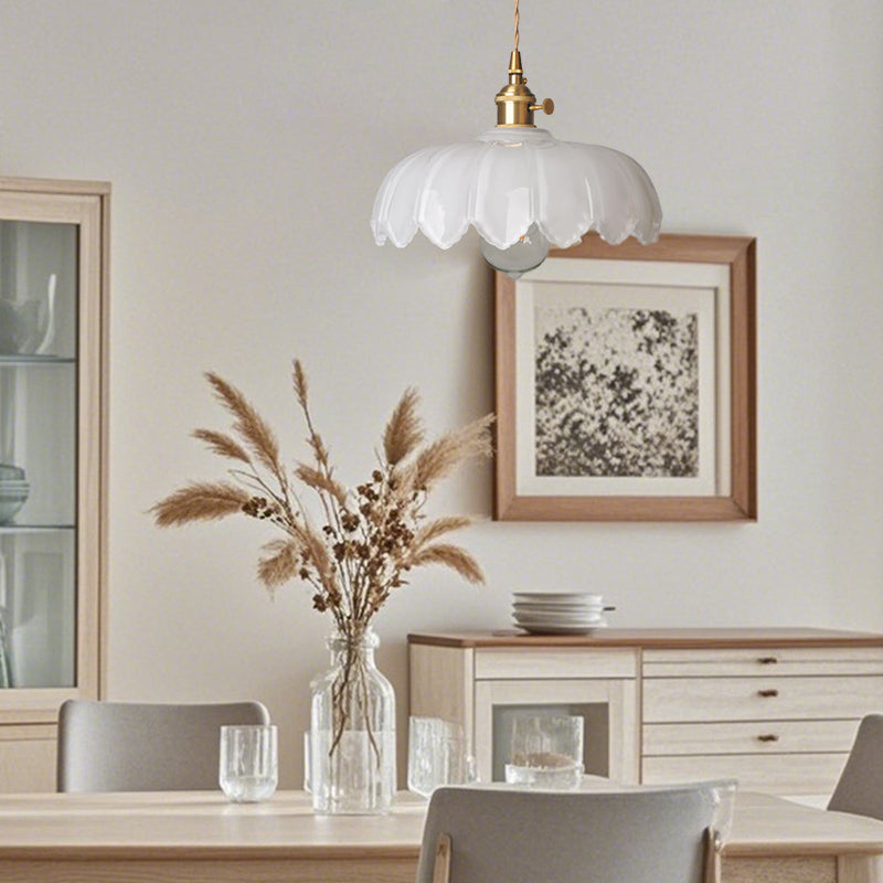 Lumen Rustic Bud Glass Pendant Light