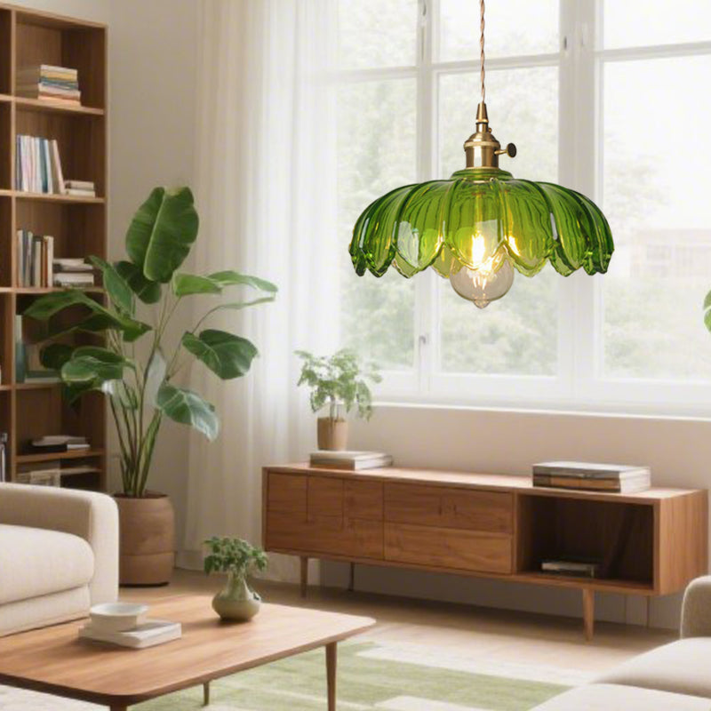 Lumen Rustic Bud Glass Pendant Light