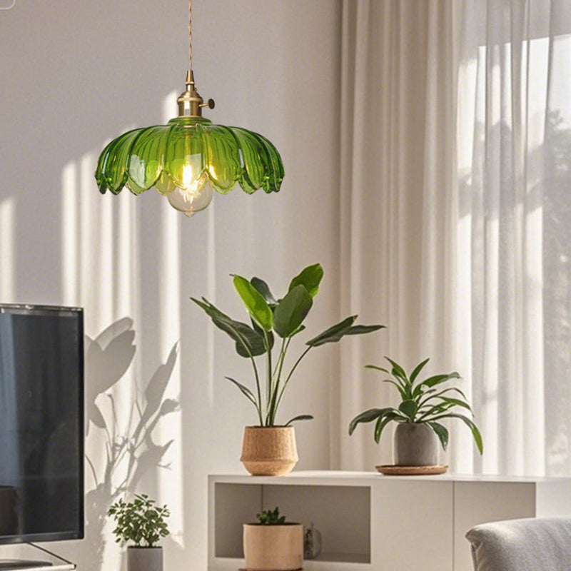 Lumen Rustic Bud Glass Pendant Light