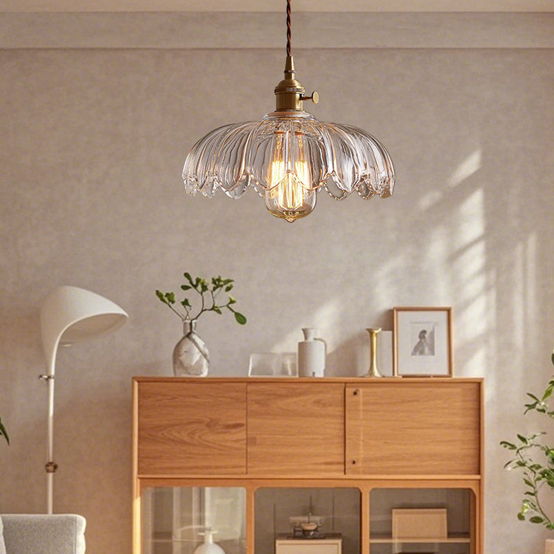 Lumen Rustic Bud Glass Pendant Light