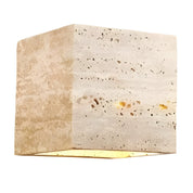 Lumen Travertine Outdoor Wall Lamp