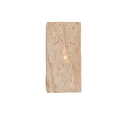 Lumen Travertine Outdoor Wall Lamp