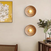 Lumen Ceramic Round LED Wall Lamp