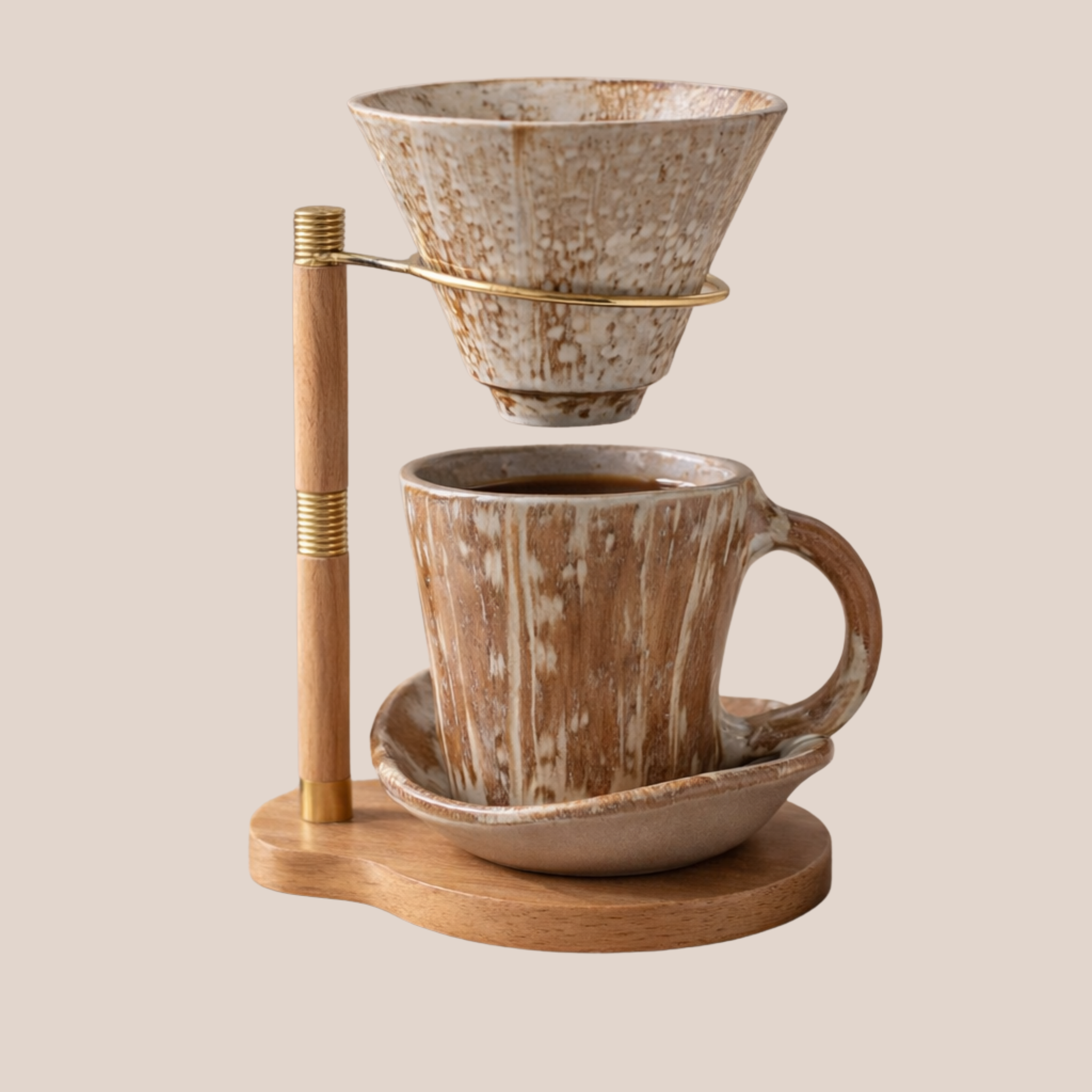 Scandi Ceramic Pour Over Dripper Set
