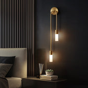 Lumen Meza Gold Wall Sconce Set