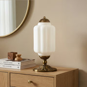 Lumen French Cream Glass Table Lamp