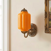 Lumen Eloise Milk Glass Wall Sconce