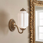 Lumen Eloise Milk Glass Wall Sconce