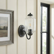 Lumen Eloise Milk Glass Wall Sconce