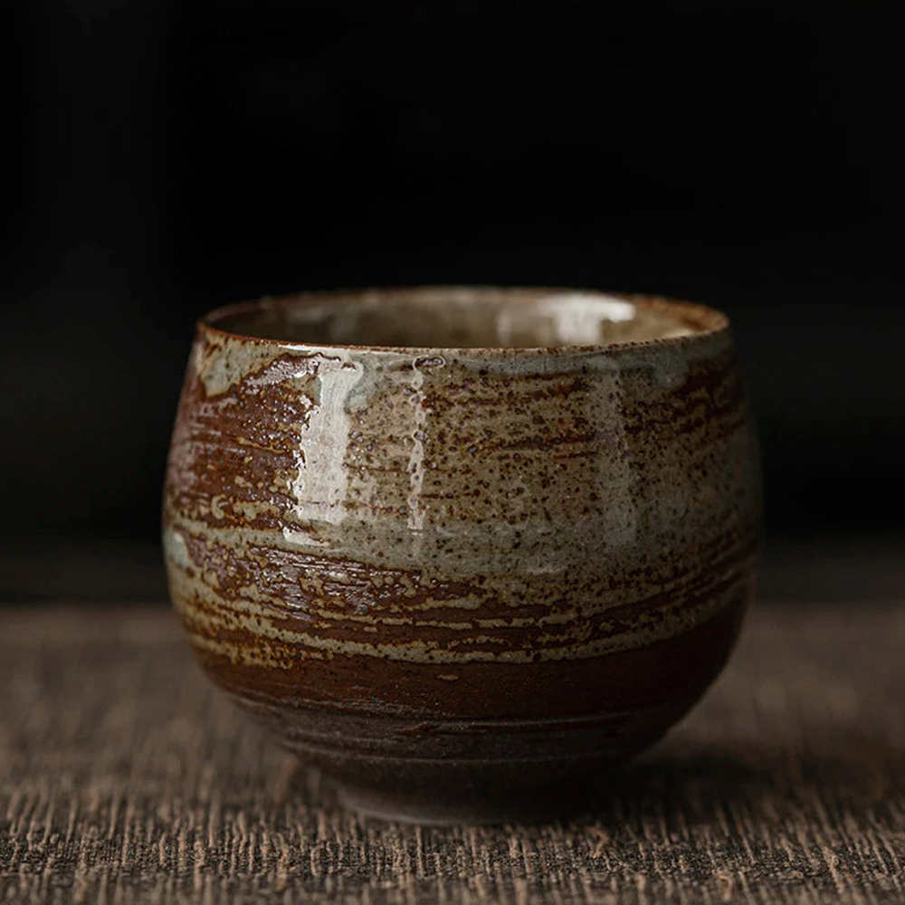 Eren Rustic Brew Ceramic Espresso Cup Set