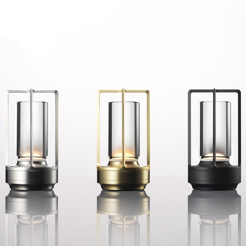 Lumen Rechargeable Cylinder Table Lamp