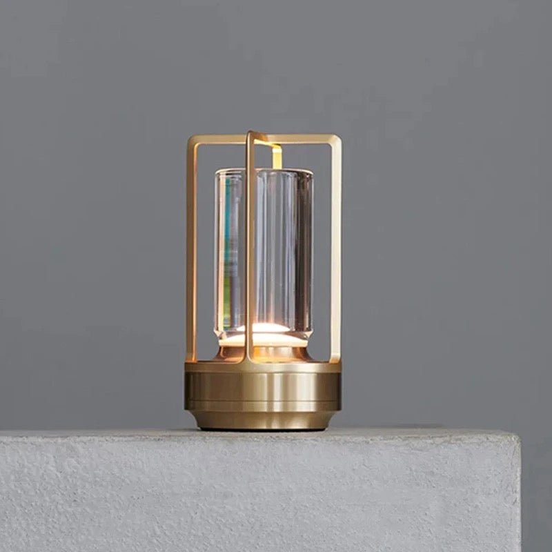 Lumen Rechargeable Cylinder Table Lamp