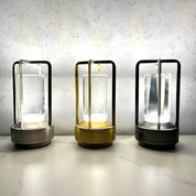 Lumen Rechargeable Cylinder Table Lamp