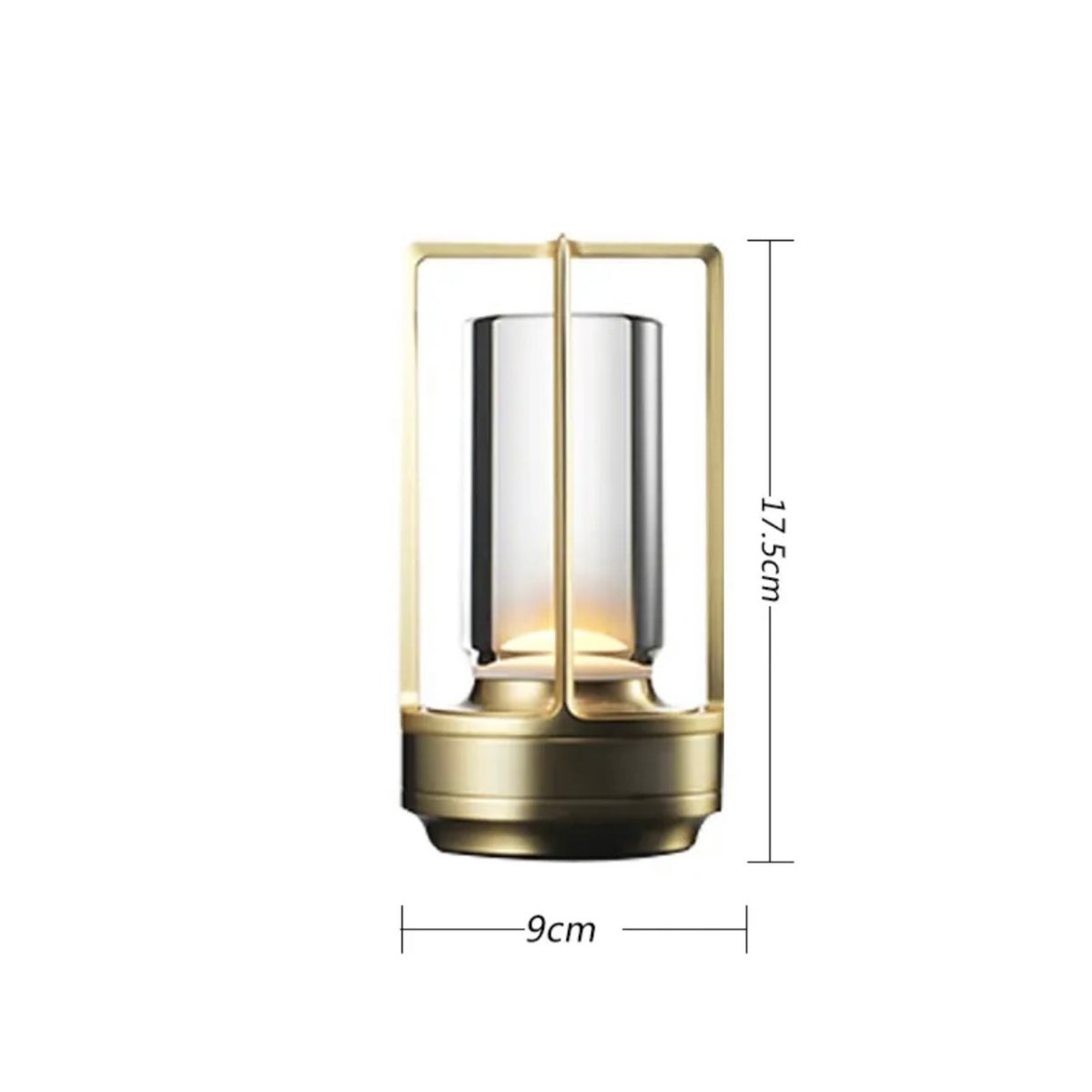 Lumen Rechargeable Cylinder Table Lamp