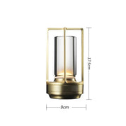 Lumen Rechargeable Cylinder Table Lamp