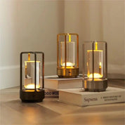 Lumen Rechargeable Cylinder Table Lamp