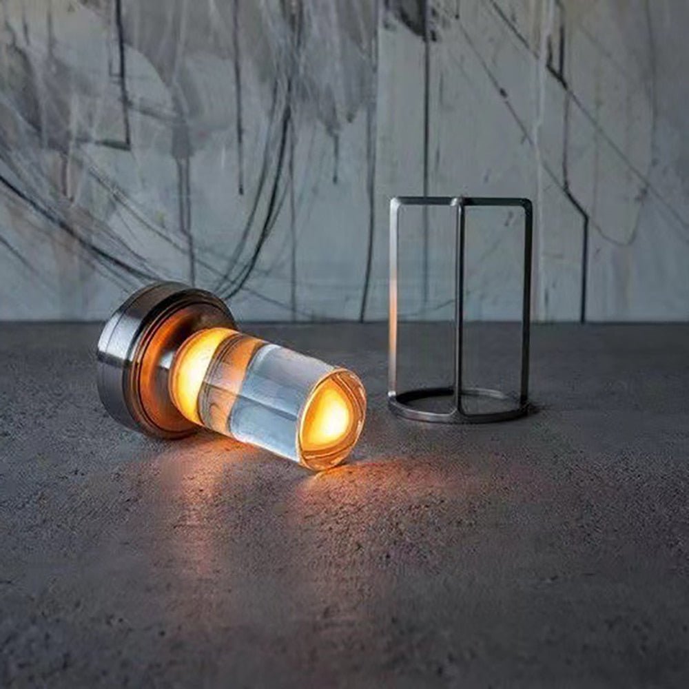 Lumen Rechargeable Cylinder Table Lamp