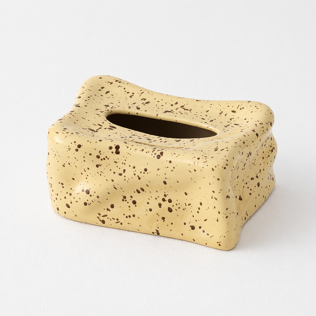 Atelier Speckled Ceramic Tissue Box