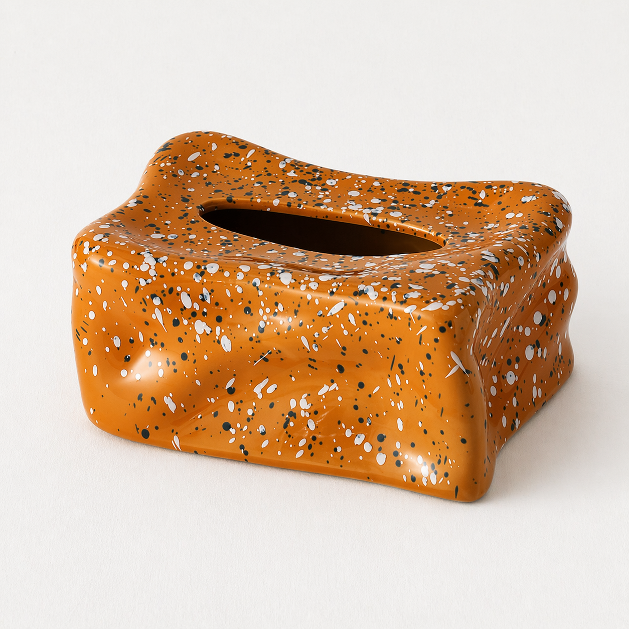 Atelier Speckled Ceramic Tissue Box