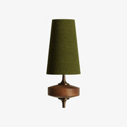 Lumen Wood Base Shade Wall Light