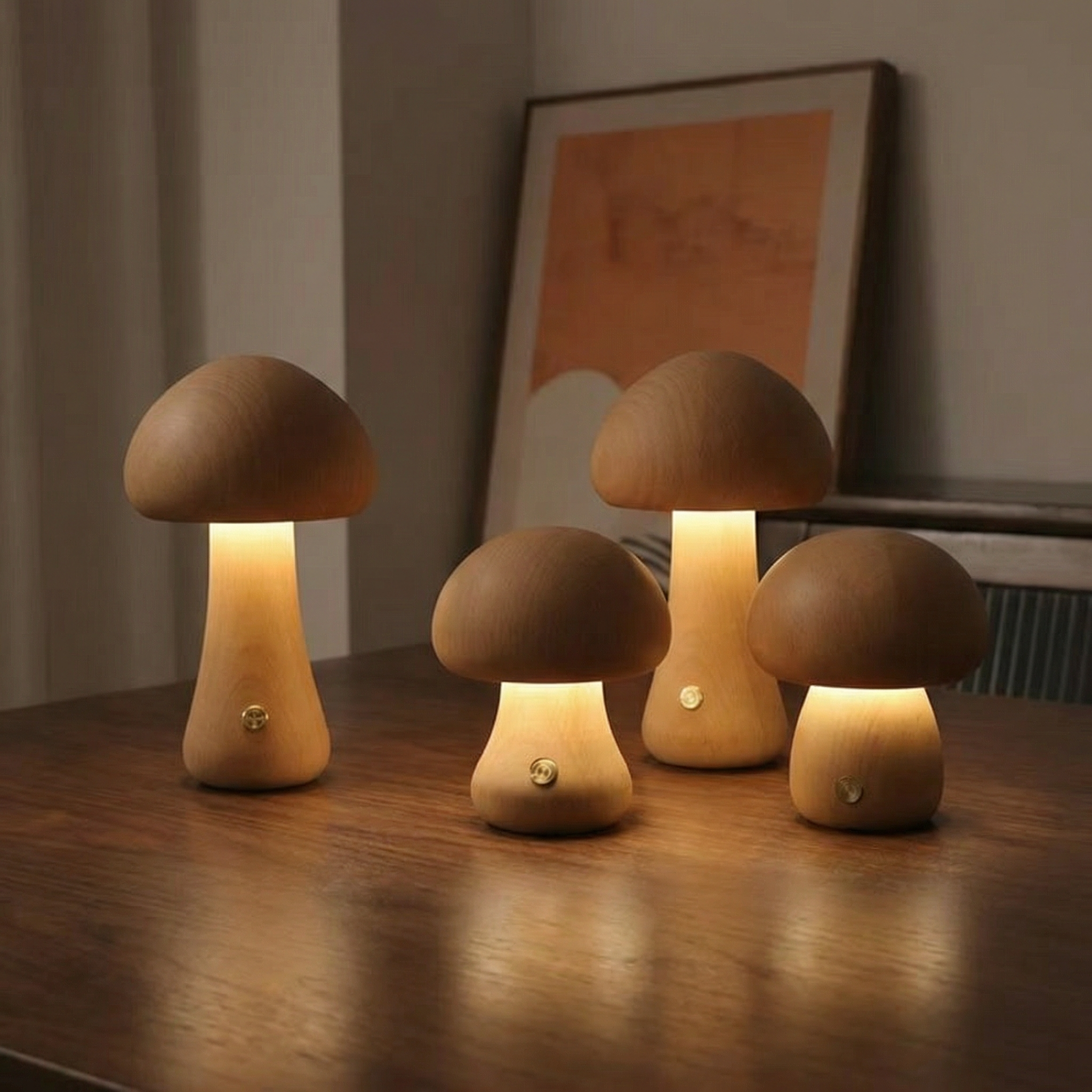 Lumen Mushroom Glow Table Lamp