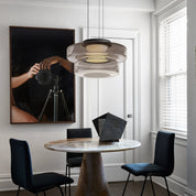 Lumen Carla Bauhaus Glass Pendant Light