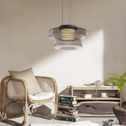 Lumen Carla Bauhaus Glass Pendant Light