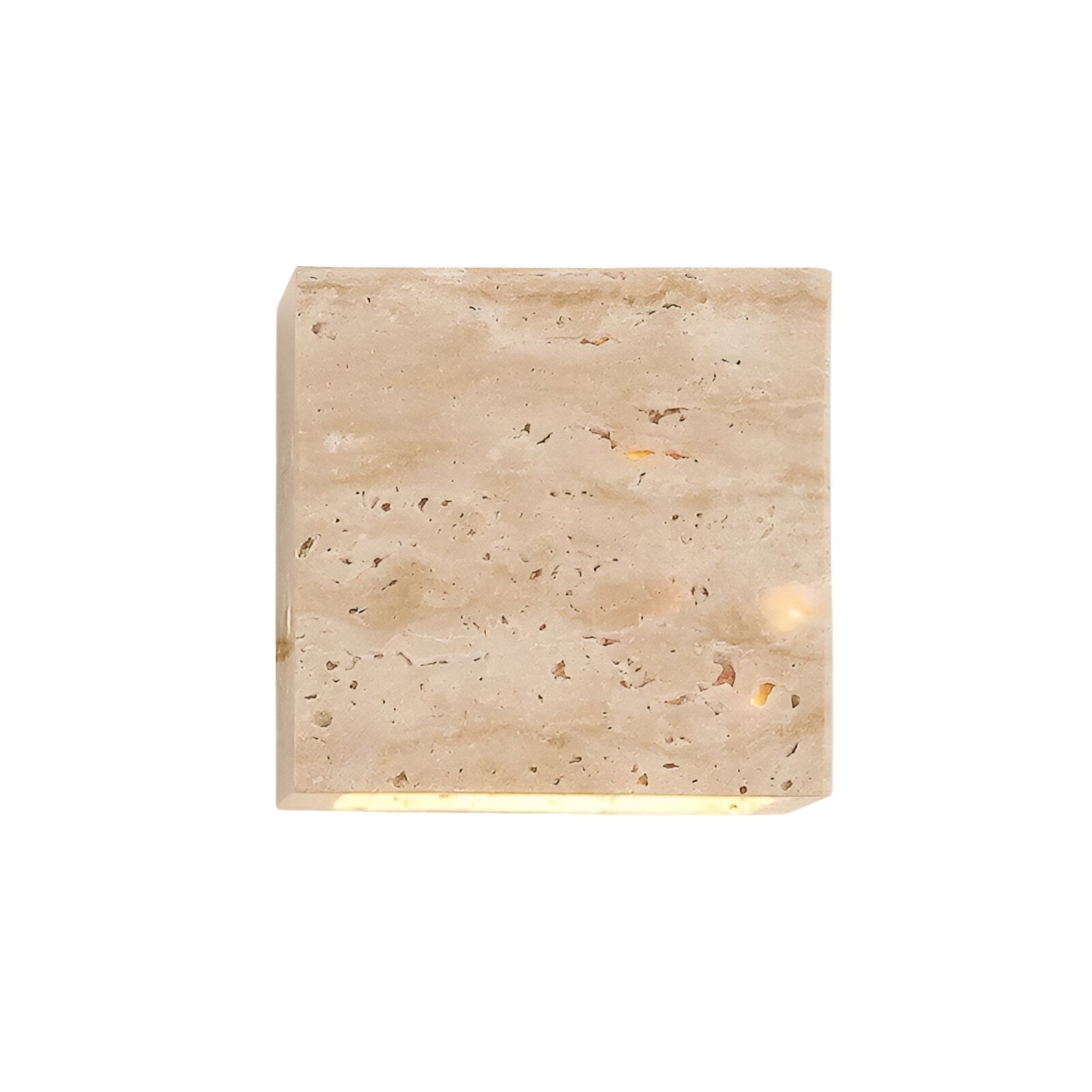 Lumen Travertine Outdoor Wall Lamp
