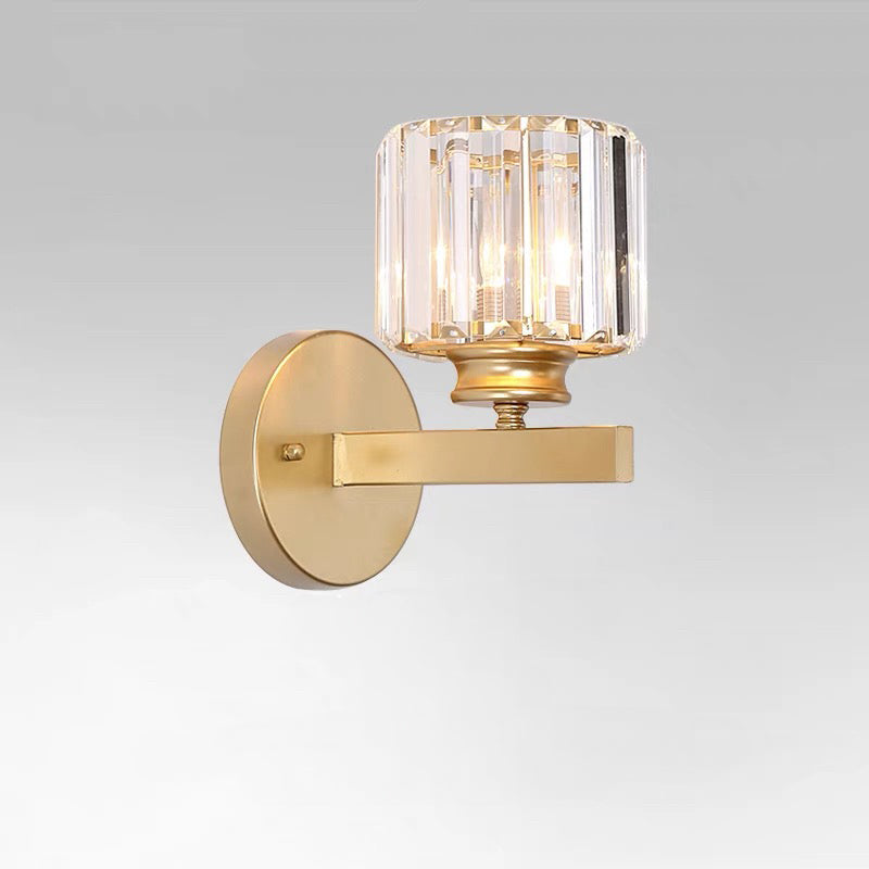Lumen Crystal Hallway Wall Light
