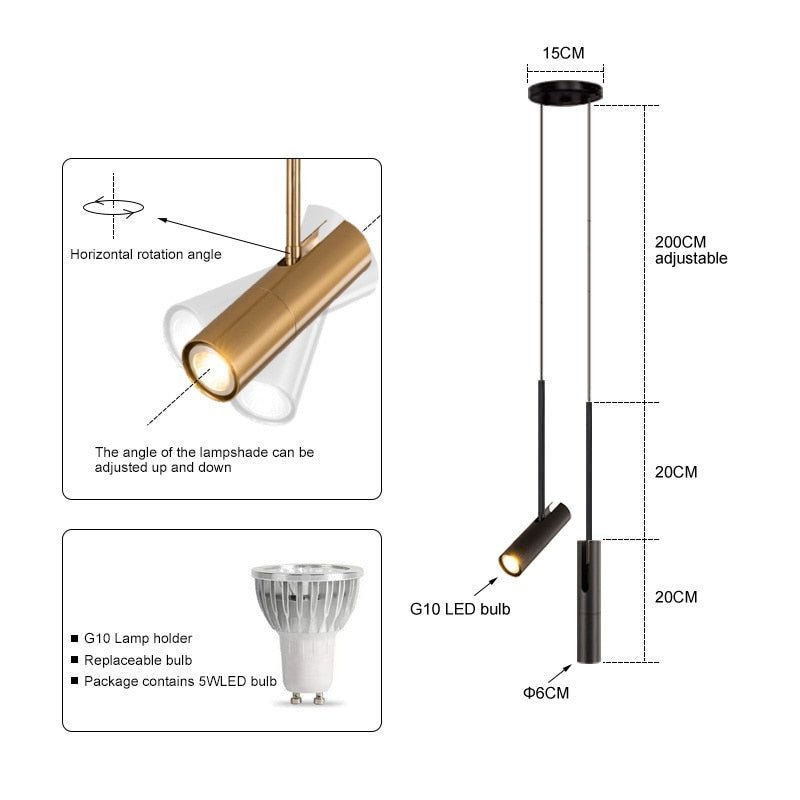 Lumen Curved Glass Multi Head Pendant
