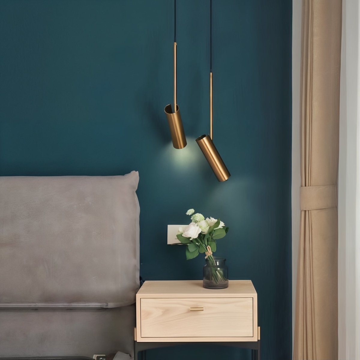 Lumen Curved Glass Multi Head Pendant