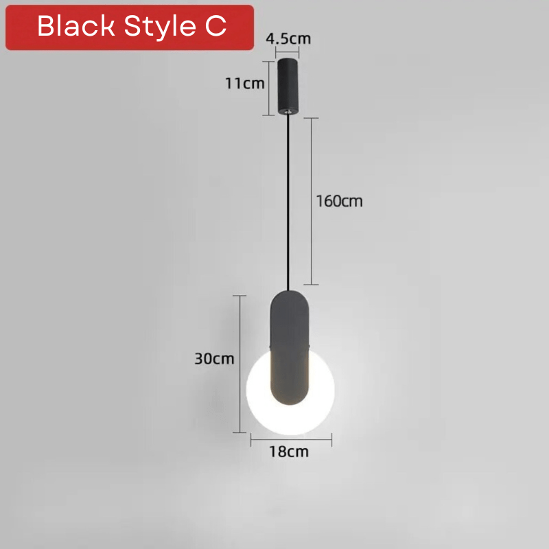 Lumen Tricolor Acrylic Pendant Light