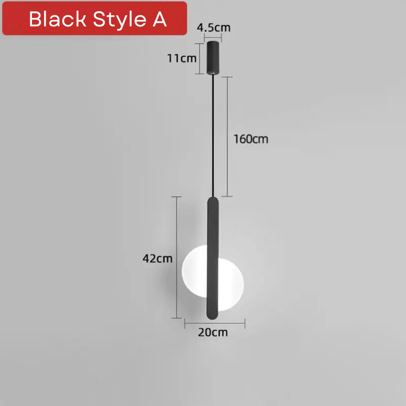 Lumen Tricolor Acrylic Pendant Light