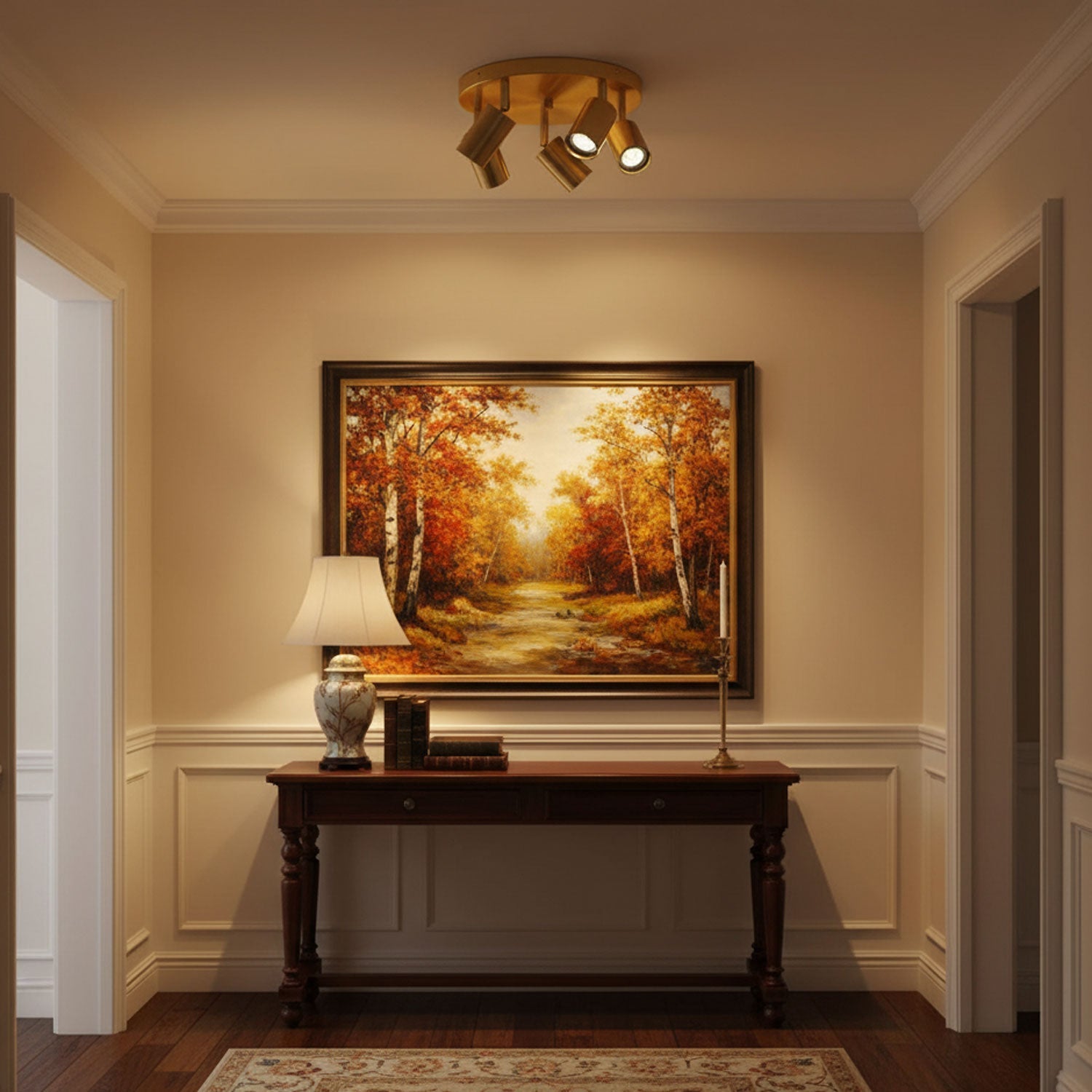 Lumen Adjustable Multi Head Ceiling Light