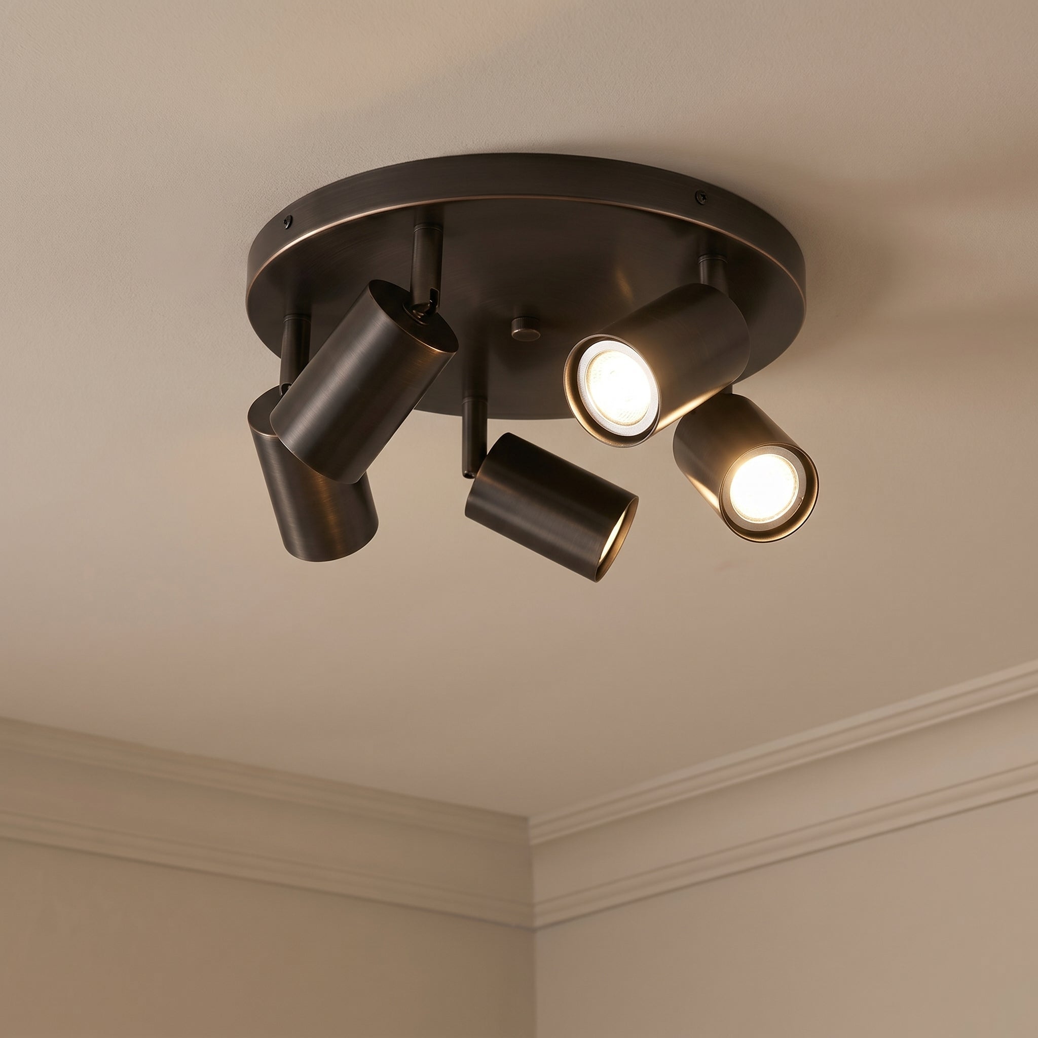 Lumen Adjustable Multi Head Ceiling Light