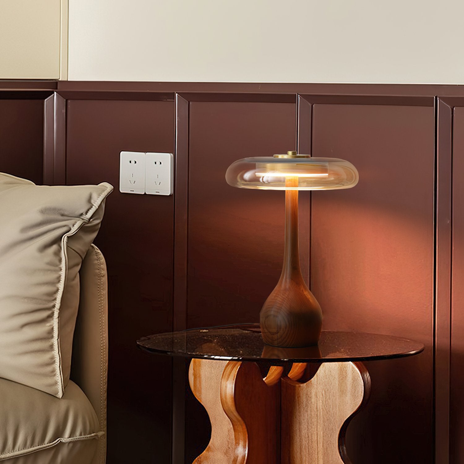 Lumen Andi Glass Table Lamp