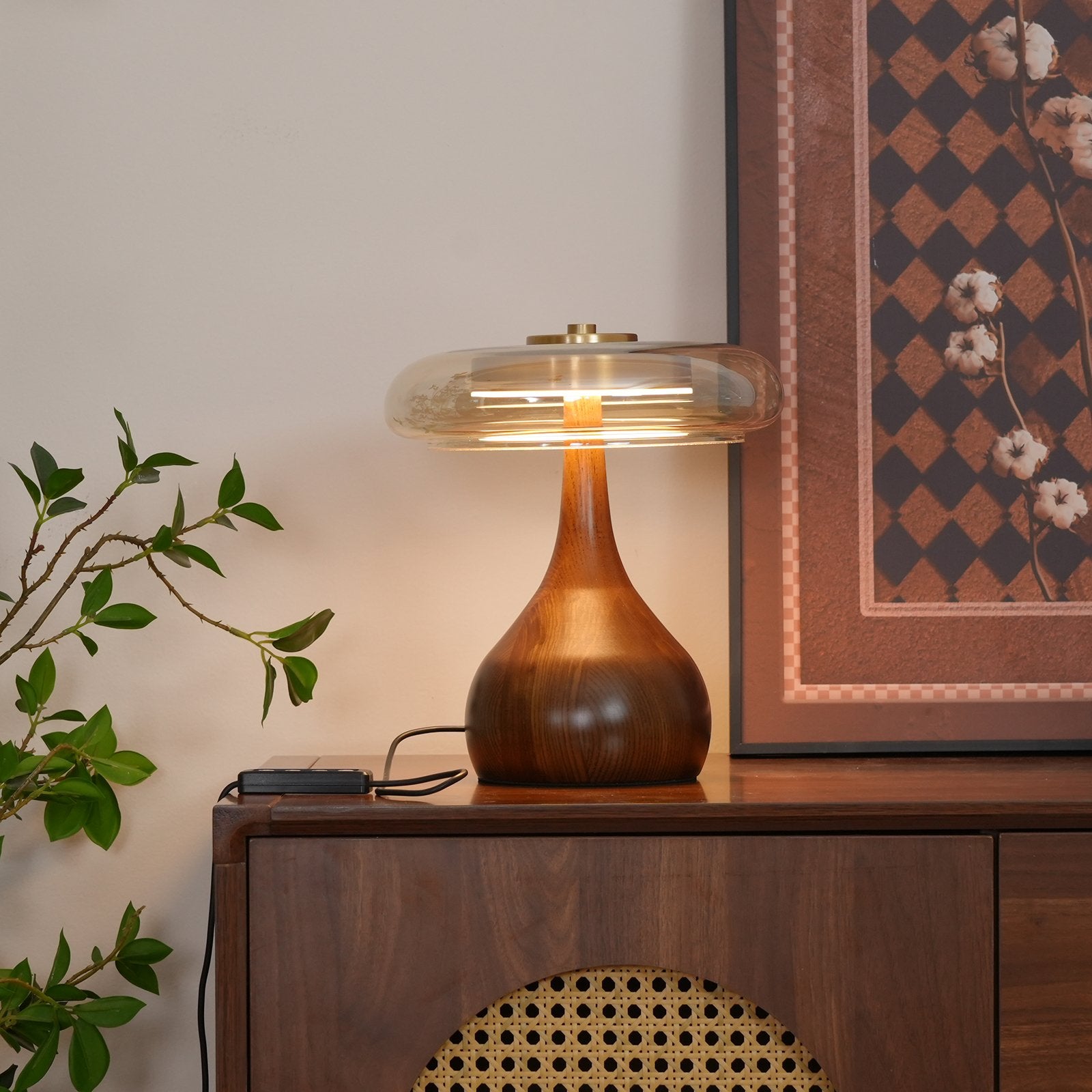 Lumen Andi Glass Table Lamp