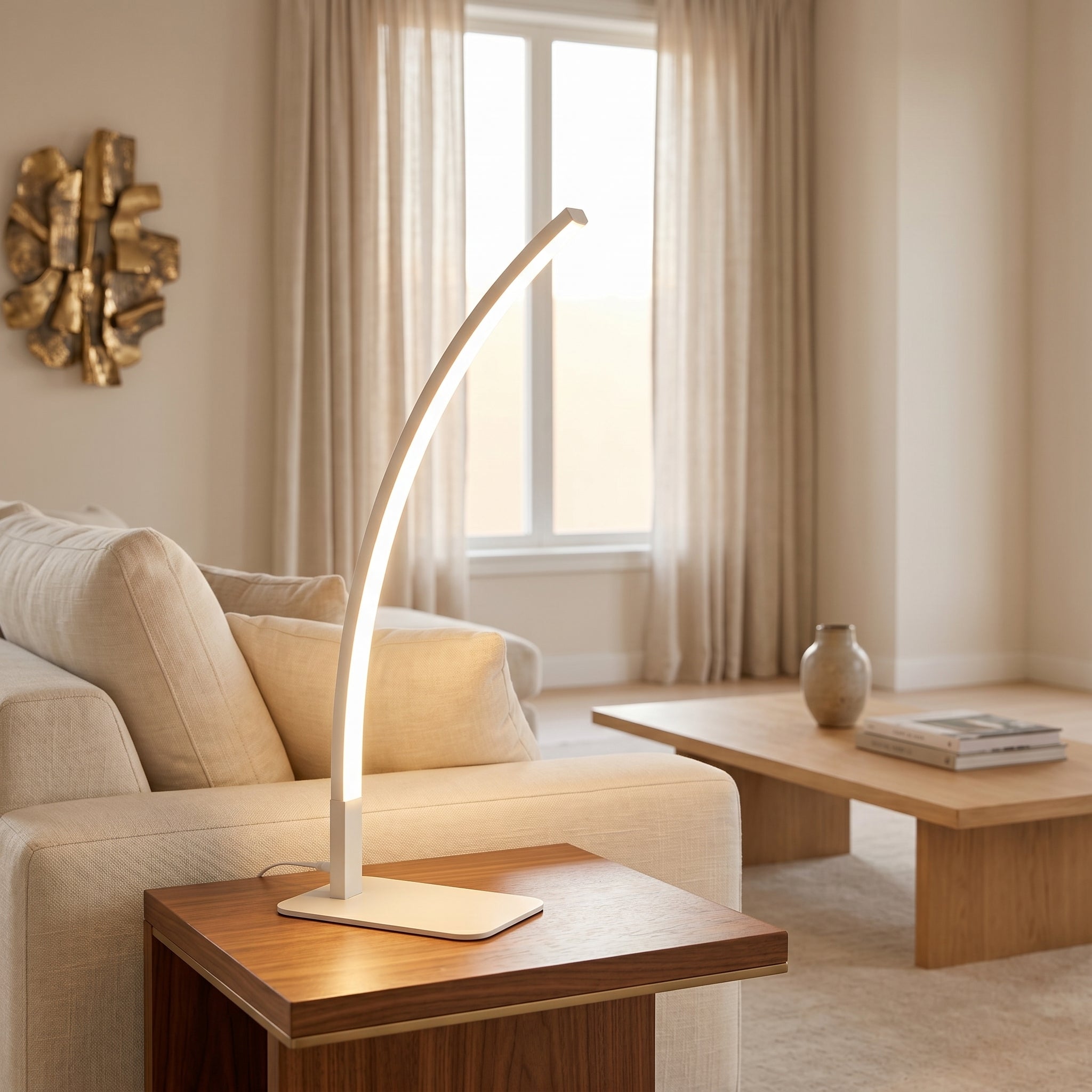 Lumen Arc Dimmable LED Table Lamp