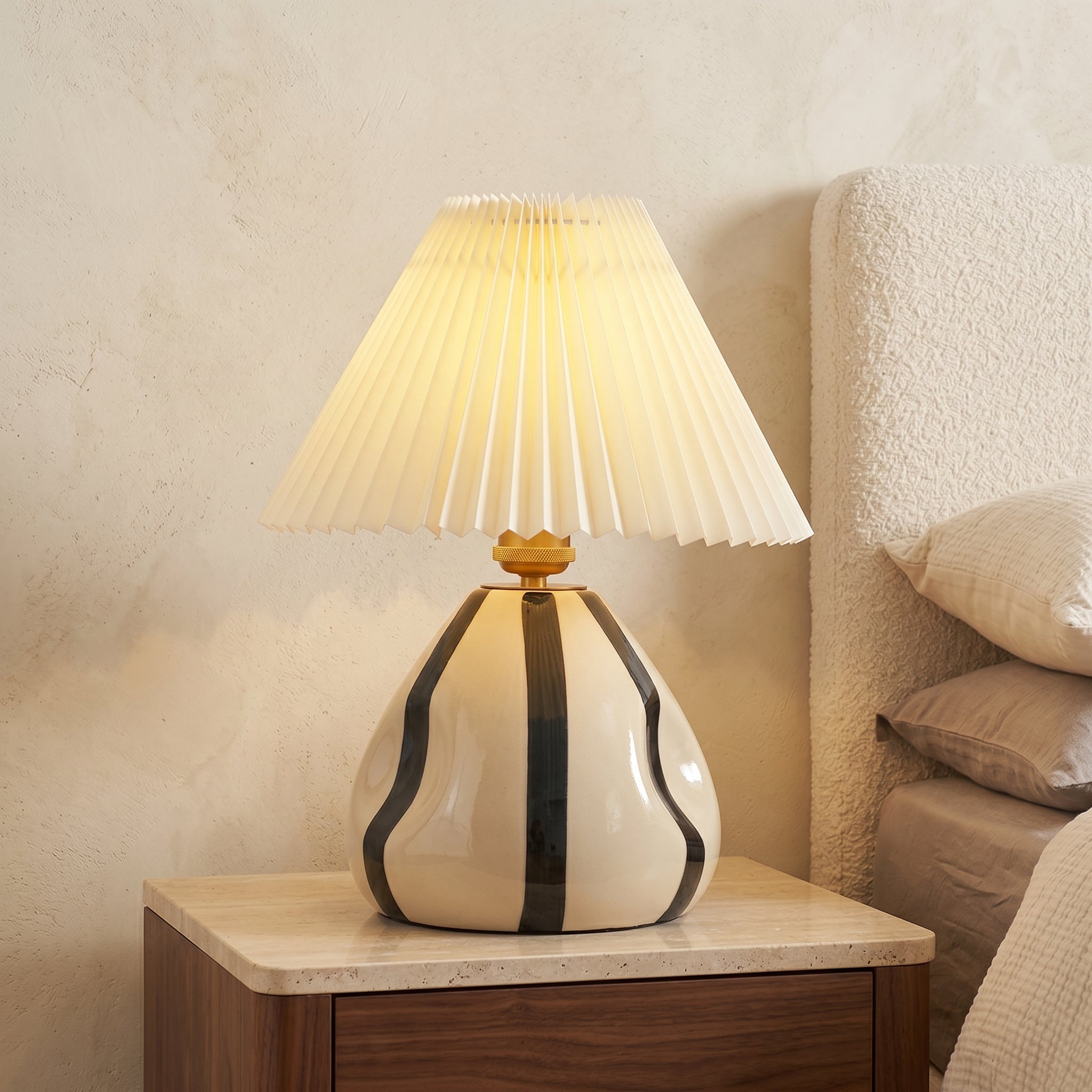 Lumen Ceramic Column Table Lamp