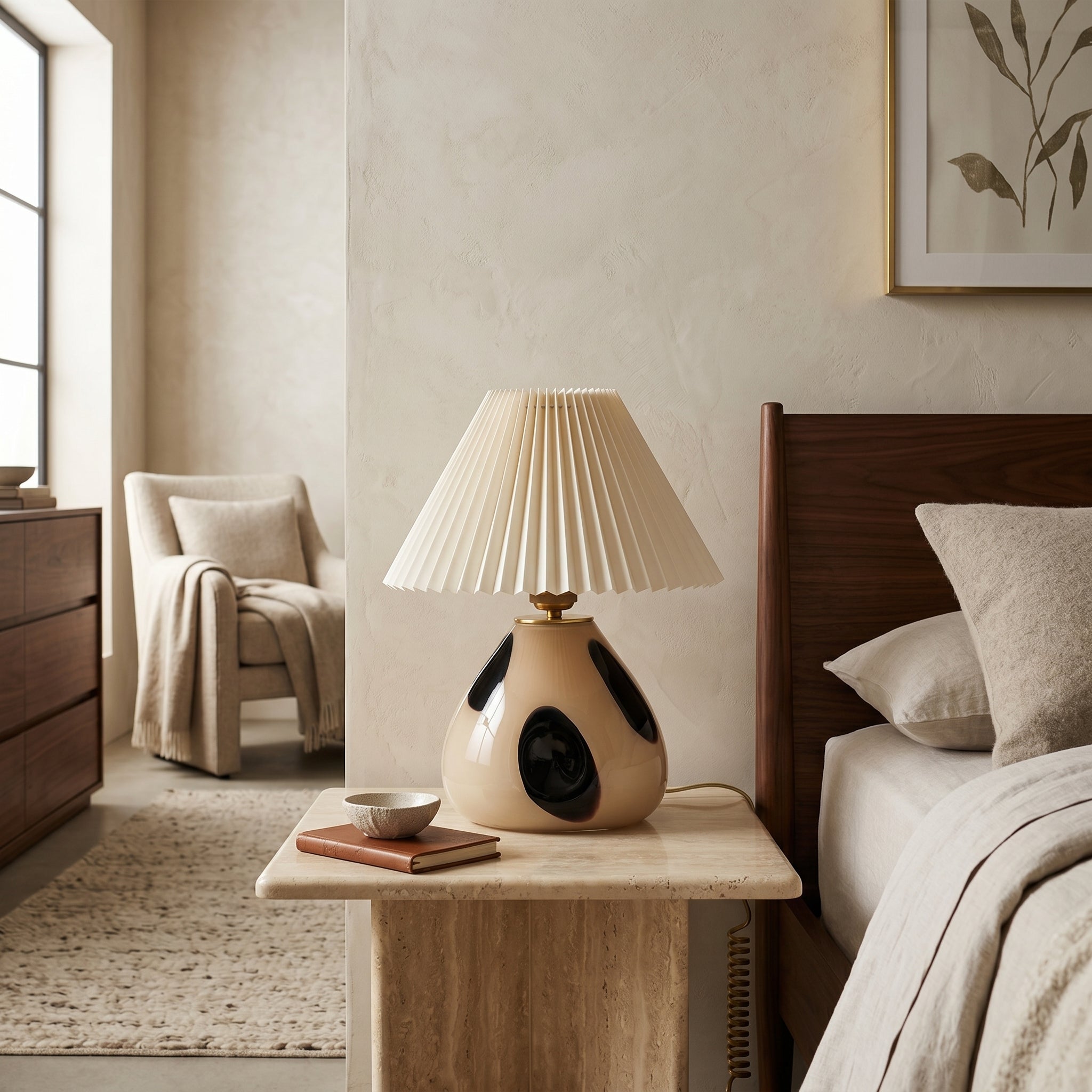 Lumen Ceramic Column Table Lamp