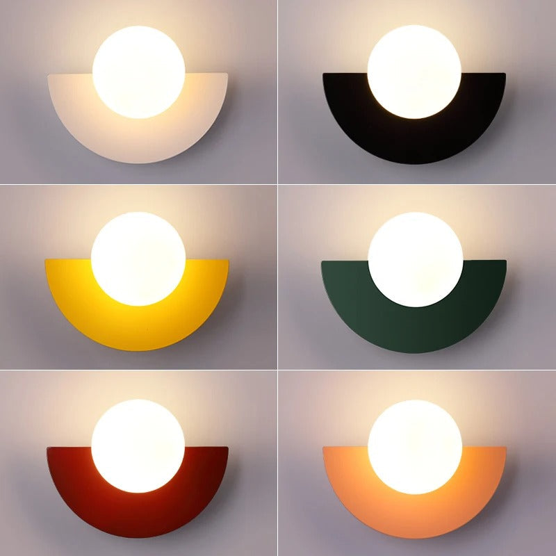 Lumen Nordic Semicircle Wall Sconce