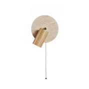 Lumen Travertine Rotatable Wall Light