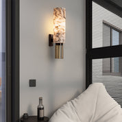Lumen Copper Stone Wall Light