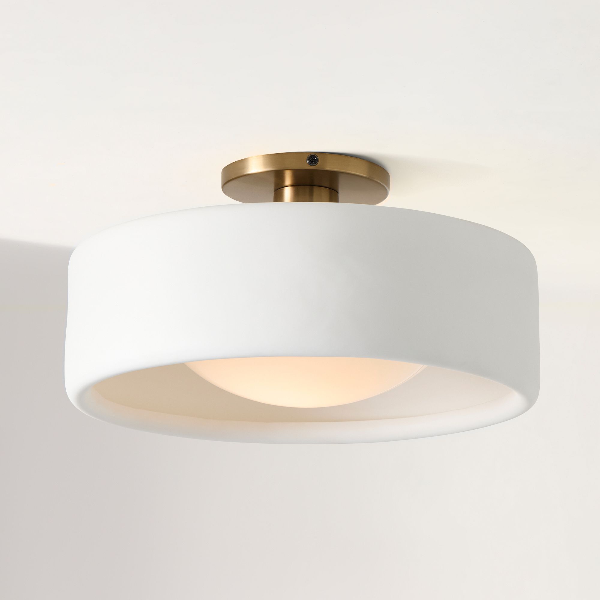 Lumen Porcelain Ceiling Light