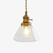 Lumen Mini Brass Glass Pendant