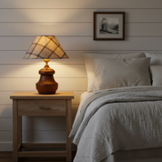 Lumen Plaid Shade Table Lamp