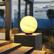 Lumen Globe Outdoor Fence Post Light