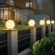 Lumen Globe Outdoor Fence Post Light