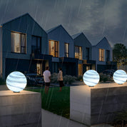 Lumen Globe Outdoor Fence Post Light