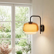 Lumen Tove Glass Shade Wall Sconce